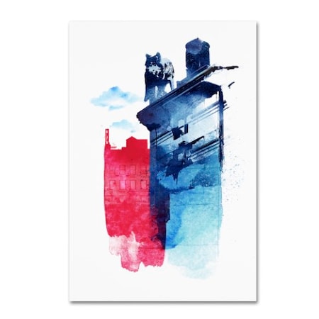 Robert Farkas 'This Is My Town' Canvas Art,30x47